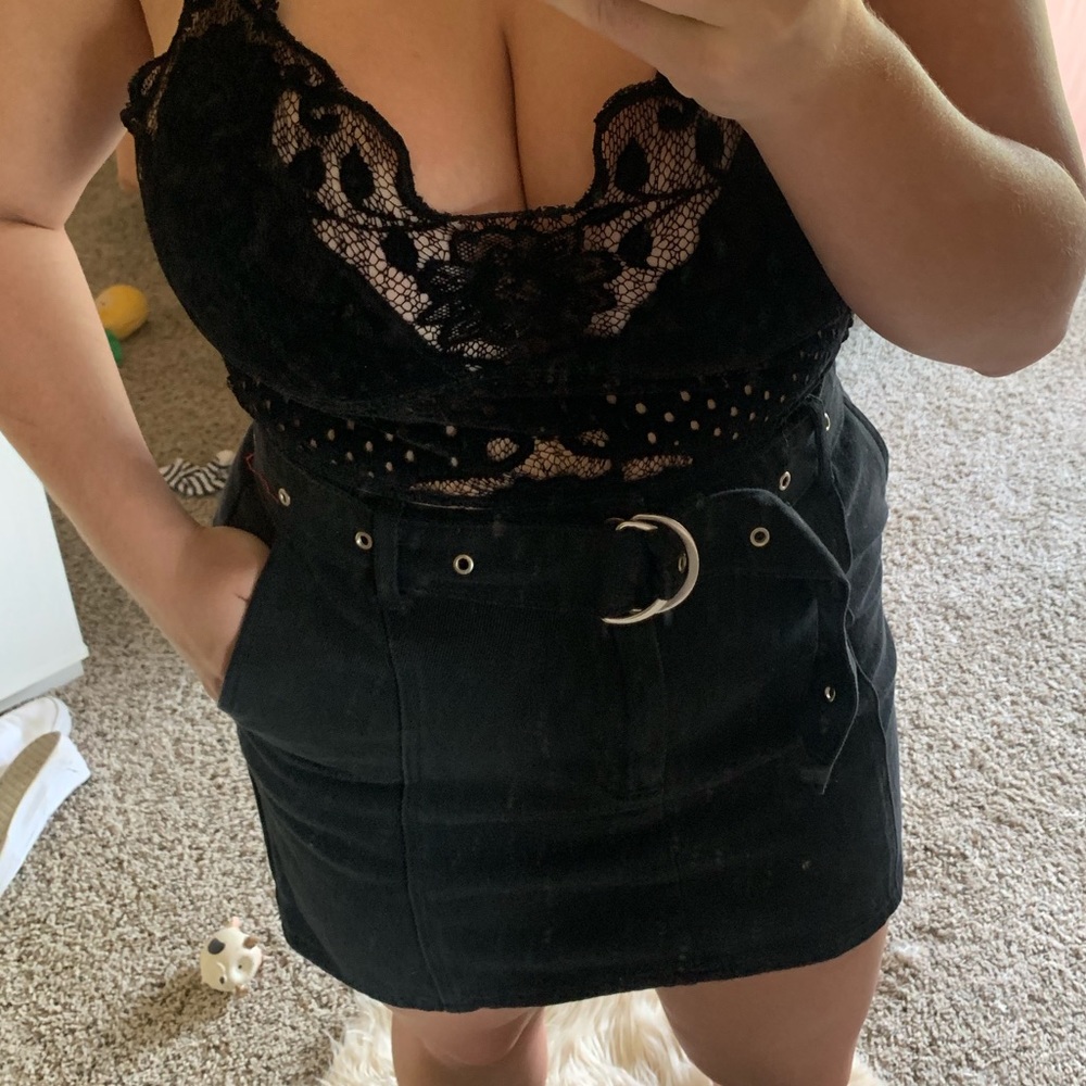 Denim skirt